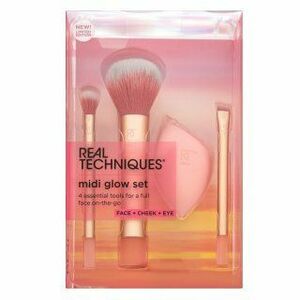 Real Techniques Sunrise To Sunset Midi Glow Set sada štětců obraz