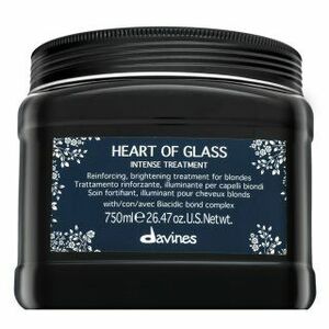 Davines Heart Of Glass Intense Treatment posilující maska pro barvené, chemicky ošetřené a zesvětlené vlasy 750 ml obraz