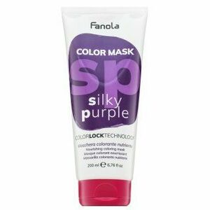 Fanola Color Mask vyživující maska s barevnými pigmenty pro oživení barvy Silky Purple 200 ml obraz