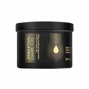 Sebastian Professional Dark Oil Lightweight Mask vyživující maska pro uhlazení a lesk vlasů 500 ml obraz