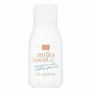 Clarins Milky Boost Foundation tónující a hydratační emulze pro sjednocenou a rozjasněnou pleť 03 Cashew 50 ml obraz