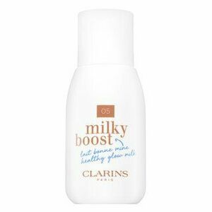 Clarins Milky Boost Foundation tónující a hydratační emulze pro sjednocenou a rozjasněnou pleť 05 Sandalwood 50 ml obraz