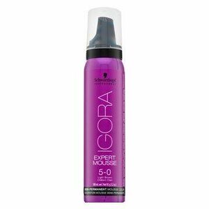 Schwarzkopf Professional Igora Expert Mousse Semi-Permanent Mousse Color semi-permanentní barvící pěna na vlasy 5-0 100 ml obraz