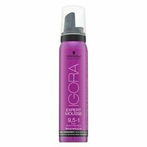 Schwarzkopf Professional Igora Expert Mousse Semi-Permanent Mousse Color semi-permanentní barvící pěna na vlasy 9, 5-1 100 ml obraz