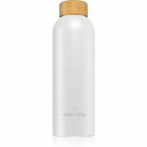 Waterdrop Thermo Steel nerezová láhev na vodu barva White Matt 600 ml obraz