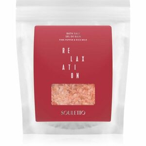 Souletto Pink Pepper & Rice Milk Bath Salt sůl do koupele 500 g obraz