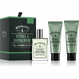 Scottish Fine Soaps Well Groomed Gift Set Vetiver & Sandalwood dárková sada pro muže obraz