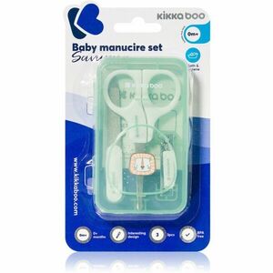 Kikkaboo Baby Manicure Set Savanna Mint sada k péči o dítě Mint obraz