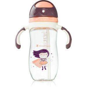 Kikkaboo Sippy Cup with Straw hrnek s brčkem 12 m+ Supergirl 300 ml obraz