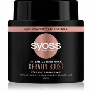 Syoss Keratin keratinová maska na vlasy 500 ml obraz