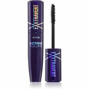 Avon Exxtravert Extreme Volume voděodolná prodlužující řasenka pro extra objem odstín Brown Black 9, 5 ml obraz