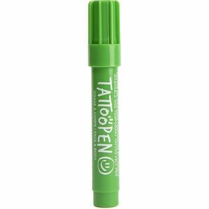 Nailmatic Tattoo Pen tetovací pero na obličej a tělo Green 1 ks obraz