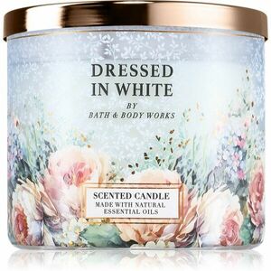 Bath & Body Works Dressed in White vonná svíčka 411 g obraz