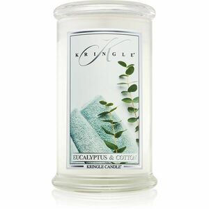 Kringle Candle Eucalyptus & Cotton vonná svíčka 624 g obraz