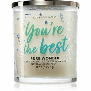 Bath & Body Works Pure Wonder vonná svíčka 227 g obraz