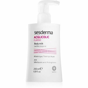 Sesderma Acglicolic Classic Body tělové mléko zpevňující s peelingovým efektem 200 ml obraz