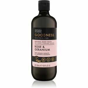 Baylis & Harding Goodness Rose & Geranium sprchový gel s vůní květin 500 ml obraz