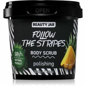 Beauty Jar Follow The Stripes tělový peeling s kokosovým olejem 200 g obraz