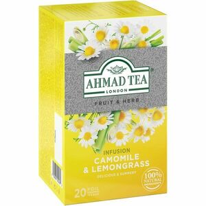 Ahmad Tea Camomile & Lemongrass heřmánkový čaj příchuť Camomile & Lemongrass 20x1.5 g obraz