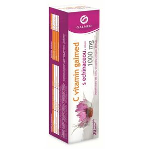 GALMED Vitamin C 1000 mg s echinaceou 20 šumivých tablet obraz