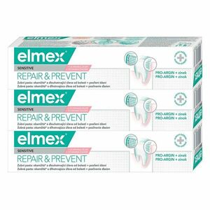 ELMEX Sensitive Professional Repair & Prevent zubní pasta 3 x 75 ml obraz