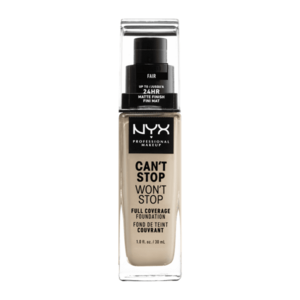 NYX PROFESSIONAL MAKEUP Can't Stop Won't Stop 24 hour Foundation Vysoce krycí make-up - 1.5 Fair 30 ml obraz