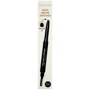 REVOLUTION Duo Medium Brown tužka na obočí 0.15 g obraz