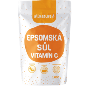 ALLNATURE Epsomská sůl s vitamínem C 1000 g obraz