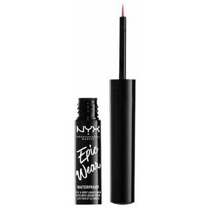 NYX PROFESSIONAL MAKEUP Epic Wear Metallic Liquid Liner - dlouhotrvající gelové oční linky, 08 Fuchsia Metal 3.5 ml obraz