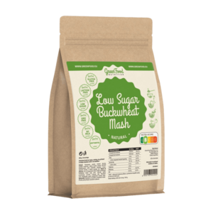 GREENFOOD NUTRITION Low Sugar Pohanková rychlá kaše natural 500 g obraz