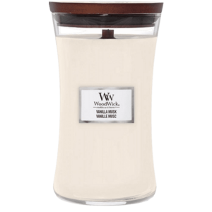 WOODWICK vonná svíčka velká, Vanilla musk 609 g obraz