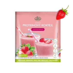 EXPRESS DIET Proteinový koktejl s jahodovou příchutí na hubnutí 59 g obraz