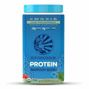 SUNWARRIOR Protein Blend BIO natural (Hrachový, konopný protein a goji) 750 g obraz