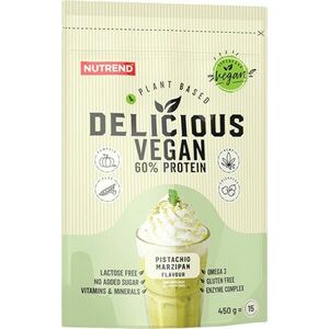 NUTREND Delicious Vegan 60% Protein pistácie/marcipán 450 g obraz