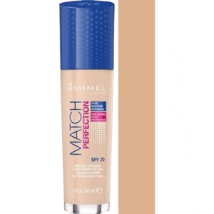 RIMMEL London Match Perfection Foundation SPF20 make-up 200 Soft Beige obraz