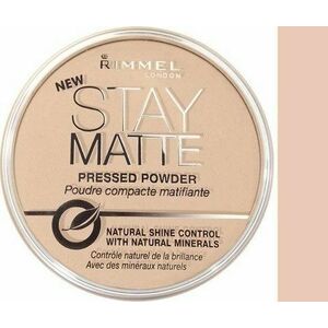 RIMMEL London Stay Matte Powder pudr 005 Silky Beige 14 g obraz