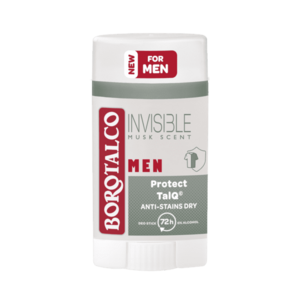 BOROTALCO MEN Invisible Musk Scent Dry, Deodorant stick pro muže 40 ml obraz