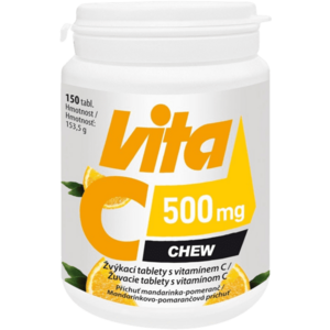 VITABALANS Vita C 500 mg CHEW, Mandarinkovo-pomerančová příchuť 150 tablet obraz