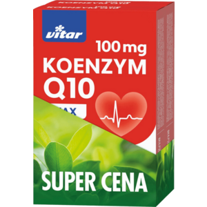 Vitar Koenzym Q10 60 mg + Selen + vitamin E + thiamin 60 kapslí obraz