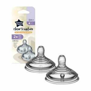 TOMMEE TIPPEE CTN ANTI-COLIC, pomalý průtok, 0m+ náhradní savička 2 ks obraz