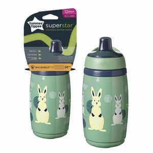 TOMMEE TIPPEE Superstar Sportee Netekoucí Sportovní hrnek 266 ml 12m+, Zelený 266 ml obraz