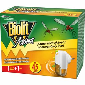 BIOLIT Elektrický odpařovač proti komárům, pomeranč, 45 nocí, 27 ml obraz