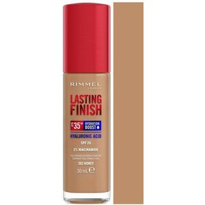 RIMMEL Lasting Finish Hyaluronic Acid dlouhotrvající hydratační make-up 303 Honey 30 ml obraz