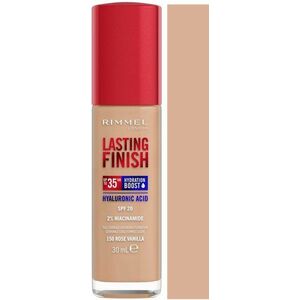 RIMMEL Lasting Finish Hyaluronic Acid dlouhotrvající hydratační make-up 150 Rose Vanilla 30 ml obraz