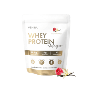 VENIRA whey protein jahoda a malina 1000 g obraz