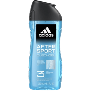 ADIDAS After Sport 3in1 sprchový gel na tělo, vlasy a pleť pro muže 250 ml obraz