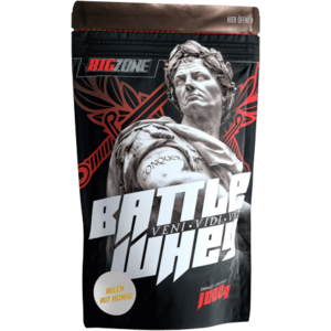 BIG ZONE Battle Whey Krupicová kaše, Višeň 1000 g obraz