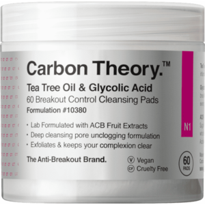 CARBON THEORY Facial Cleansing Pads odličovací tampóny 60 ks obraz