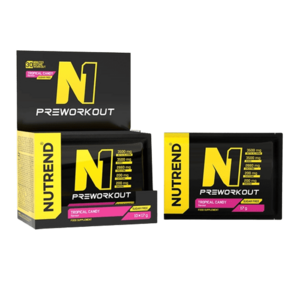 NUTREND N1 Pre - Workout tropical candy 10 x 17 g obraz