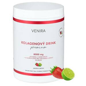 VENIRA Prémiový kolagenový drink jahoda a limetka 30 dávek 324 g obraz